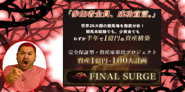 畑岡宏光のFINAL SURGE(ファイナルサージ)